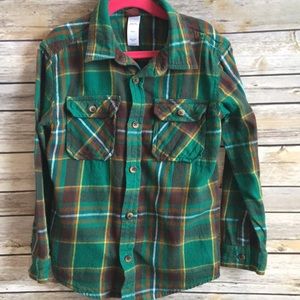 Tea Collection Boys Plaid Button Down